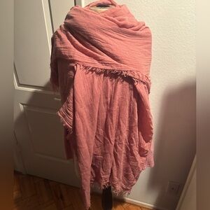 Large wool blend scarf